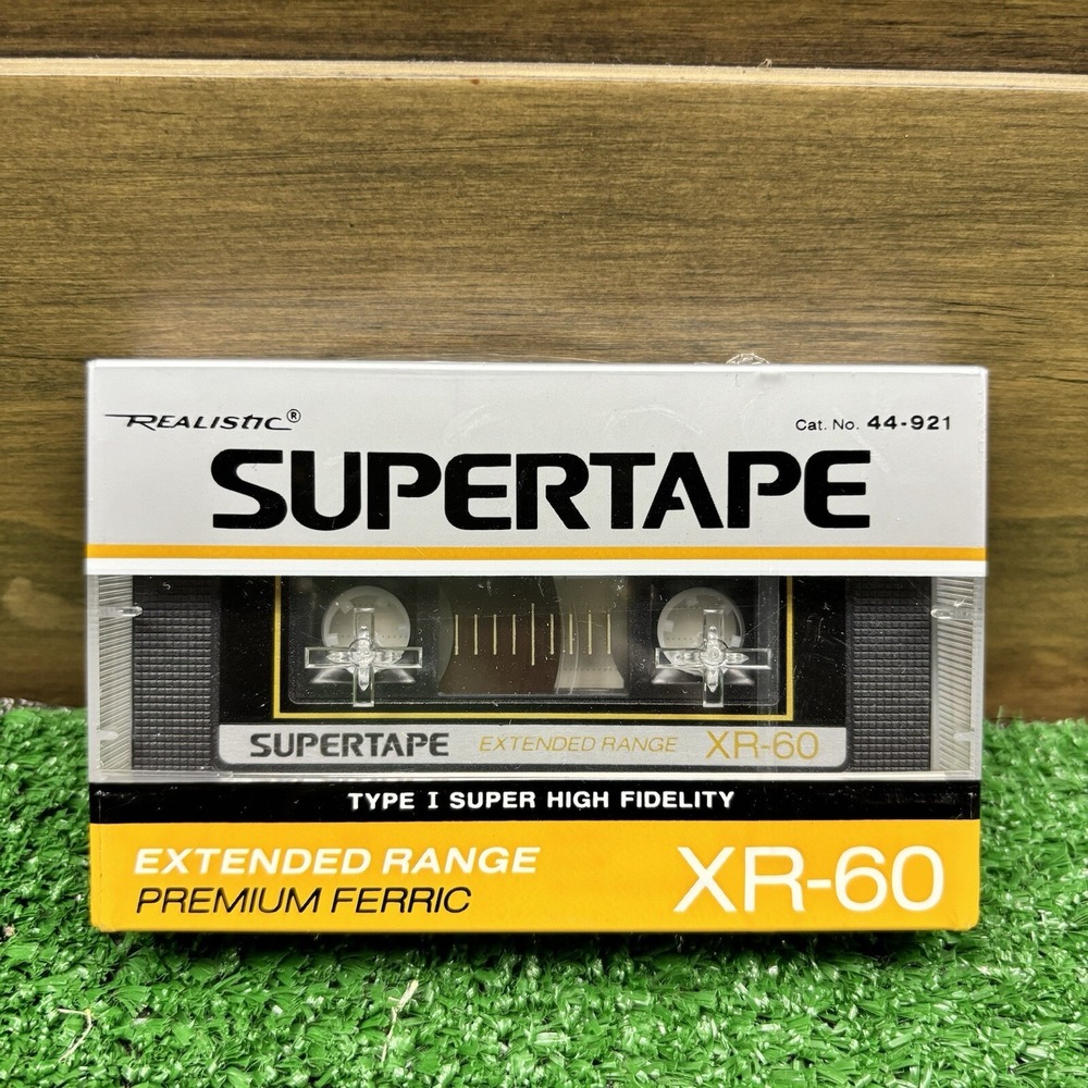 Vintage Radio Shack Supertape XR-90 Ferric Type I Super Hi Fi Cassette Tape‎